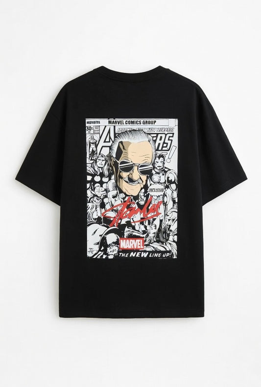Black Oversized Comic Graphic T-Shirt β Premium Cotton | Streetwear Edition