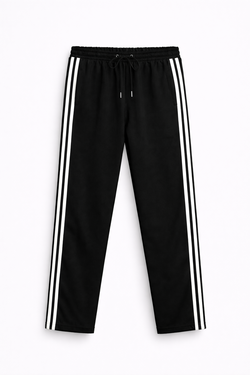 RENVOX Stripe Streetwear Pants – Black
