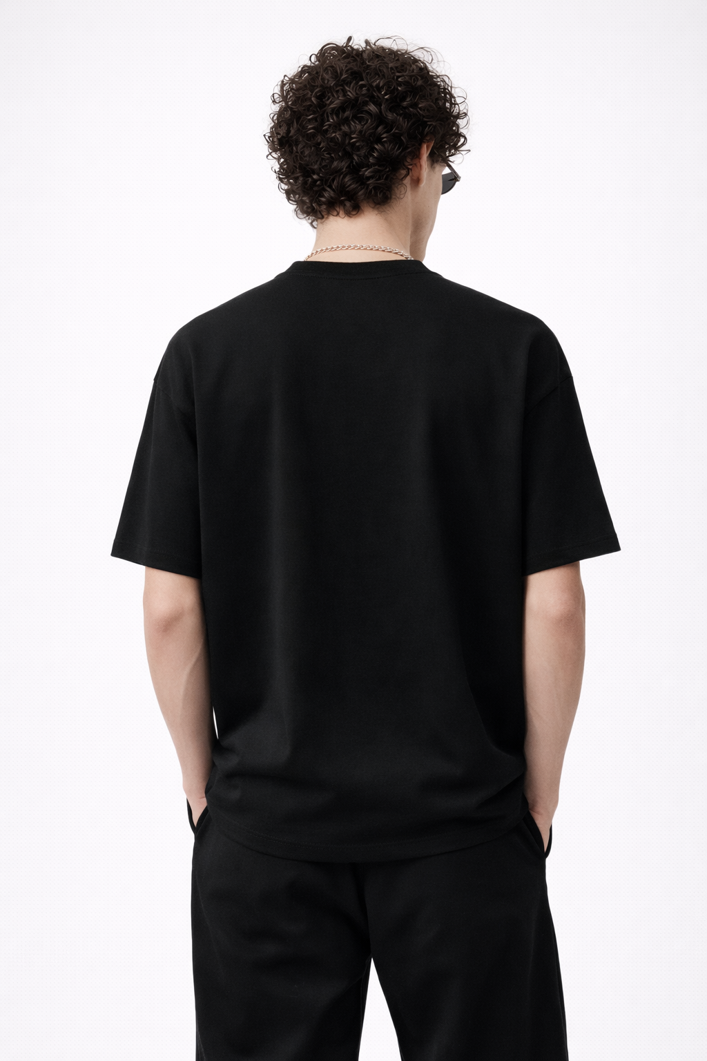 Black Oversized Graphic Streetwear T-Shirt – Premium Cotton | Urban Fit